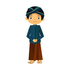 Man Wear Java Traditional Dress