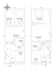 Architectural background blueprint