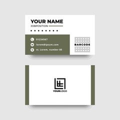 business card template. mock up vector.