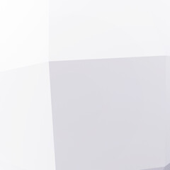 3d rendering, abstract cube background, white voxel mosaic, geometric shapes. Abstract background.