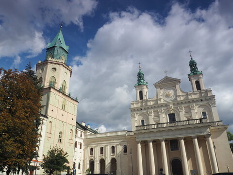 The old town in Lublin, Poland