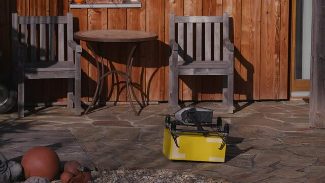 autonomous parcel drone delivery at the doorstep
