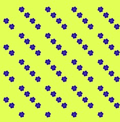 Repeating pattern of clover. Print for wallpaper, fabric, wrapping paper. St. Patrick's Day background illustration.