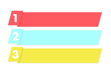 Obraz premium Vector infographic template with 3 steps or options. Business presentation or diagram mockup.