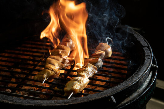 brochetas a la brasa
