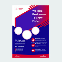 Corporate Business Flyer poster pamphlet brochure cover design 