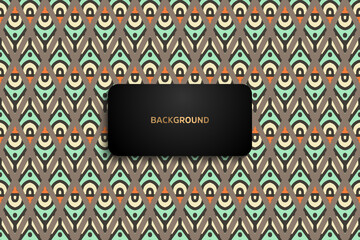 Obraz premium Mandala Seamless Pattern. Vintage decorative elements