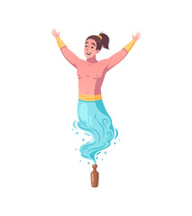 Cartoon Genie Character