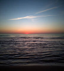Obraz premium Sky,sunset over the sea.