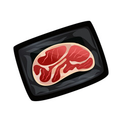 Packed Meat Steak Composition