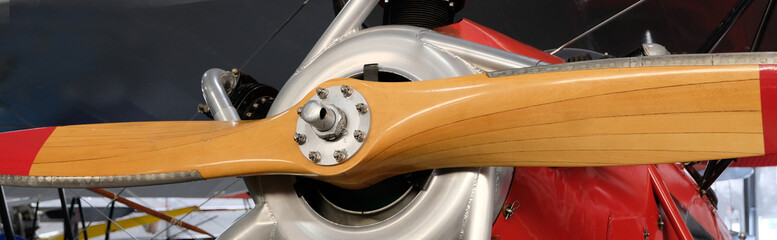 Wooden propeller on a Vintage aircraft  © Tony 