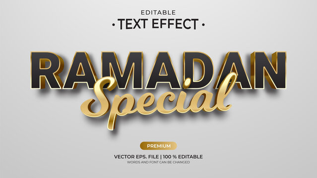 Ramadan Special Editable Text Effects
