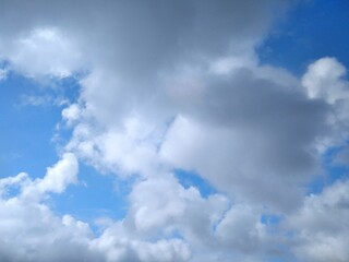 blue sky with clouds