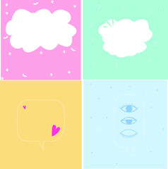 Carrot in a graphic with geometric shapes, square, rectangle, lines, zigzags. Vector graphics