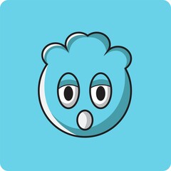 Vector illustration of cute icons perfect for backgrounds and stickers.