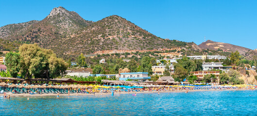 Bali village seafront. Crete, Greece