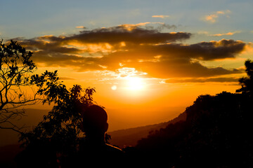 Loei Province Thailand Phu Kradueng National Park. Is one of the attractions of the most famous of...