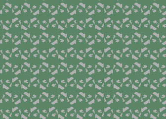 Vector texture background, seamless pattern. Hand drawn, green, grey colors.