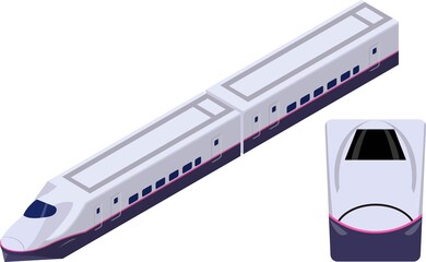 日本の新幹線　E2系　やまびこ　