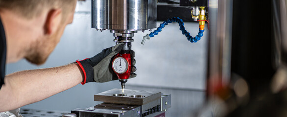 Measuring a feature that has been manufactured 