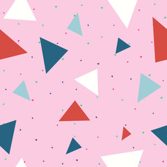 Terrazzo flooring vector seamless pattern. Classic venetian terrazzo style of floor of stone, granite, quartz.