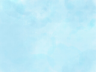 海の波のようなイメージの壁紙 水彩画をつかった青色の背景 Abstract Wall Mural Abstra Scenes Works