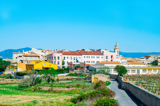 view of Nulles, in Catalonia, Spain