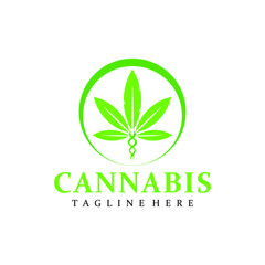Cannabis Medical logo tamplate