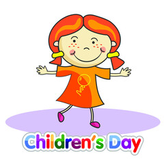 World Children's Day illustration vector