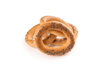 Cracker. Snack. Sweet dry biscuits for tea. 