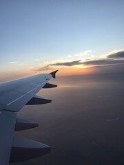 view from airplane window