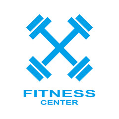 Obraz premium fitness logo icon vector illustration symbol