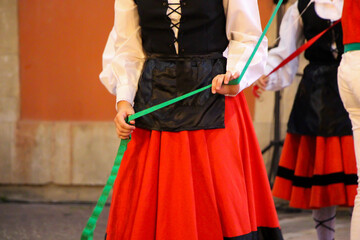 Naklejka premium Danse traditionnelle basque