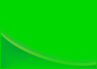 Green showy background. Green gradient. Bright green vector waves abstract background