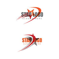 Star icon Template vector illustration design