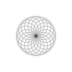 Water lily Lotus logo Flower logo - beauty spa flower symbol wellness health meditation beauty luxury natural fitness yoga lifestyle treatment petals salon organic calming cosmetics