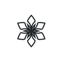 Water lily Lotus logo Flower logo - beauty spa flower symbol wellness health meditation beauty luxury natural fitness yoga lifestyle treatment petals salon organic calming cosmetics