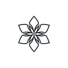 Water lily Lotus logo Flower logo - beauty spa flower symbol wellness health meditation beauty luxury natural fitness yoga lifestyle treatment petals salon organic calming cosmetics