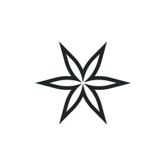 Water lily Lotus logo Flower logo - beauty spa flower symbol wellness health meditation beauty luxury natural fitness yoga lifestyle treatment petals salon organic calming cosmetics