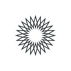 Obraz premium Water lily Lotus logo Flower logo - beauty spa flower symbol wellness health meditation beauty luxury natural fitness yoga lifestyle treatment petals salon organic calming cosmetics