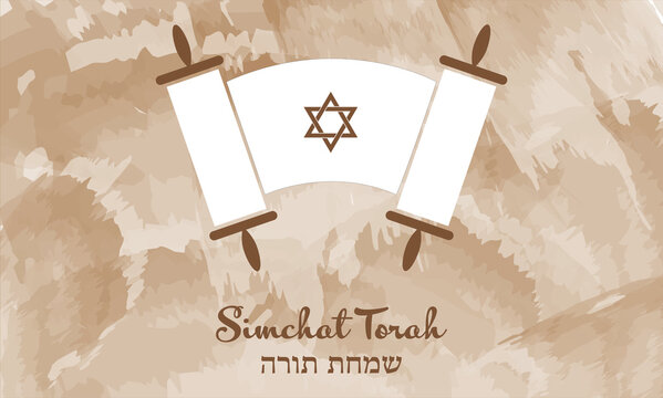 Simchat Torah, torah scroll, torah, torah scrolls, jewish torah, bible torah, 10 commandments, commandments 10, Sefer torah, Israel torah, wheat, Israel, bible, jewish holiday, holiday, illustration