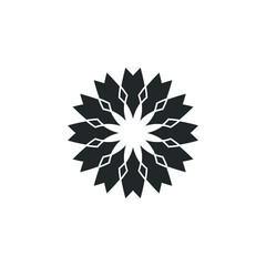 Water lily Lotus logo Flower logo - beauty spa flower symbol wellness health meditation beauty luxury natural fitness yoga lifestyle treatment petals salon organic calming cosmetics