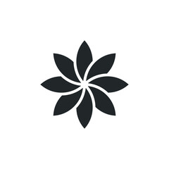 Water lily Lotus logo Flower logo - beauty spa flower symbol wellness health meditation beauty luxury natural fitness yoga lifestyle treatment petals salon organic calming cosmetics