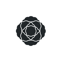 Water lily Lotus logo Flower logo - beauty spa flower symbol wellness health meditation beauty luxury natural fitness yoga lifestyle treatment petals salon organic calming cosmetics