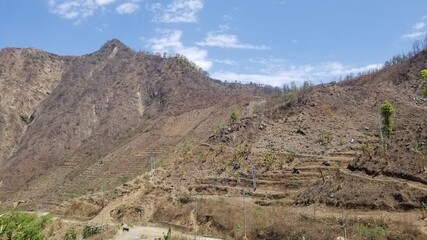 landscape with sky and clouds