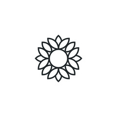Water lily Lotus logo Flower logo - beauty spa flower symbol wellness health meditation beauty luxury natural fitness yoga lifestyle treatment petals salon organic calming cosmetics