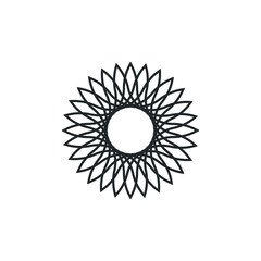 Water lily Lotus logo Flower logo - beauty spa flower symbol wellness health meditation beauty luxury natural fitness yoga lifestyle treatment petals salon organic calming cosmetics
