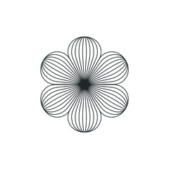 Water lily Lotus logo Flower logo - beauty spa flower symbol wellness health meditation beauty luxury natural fitness yoga lifestyle treatment petals salon organic calming cosmetics
