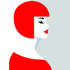 woman with red hair