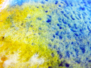 Watercolor texture. Broken color.